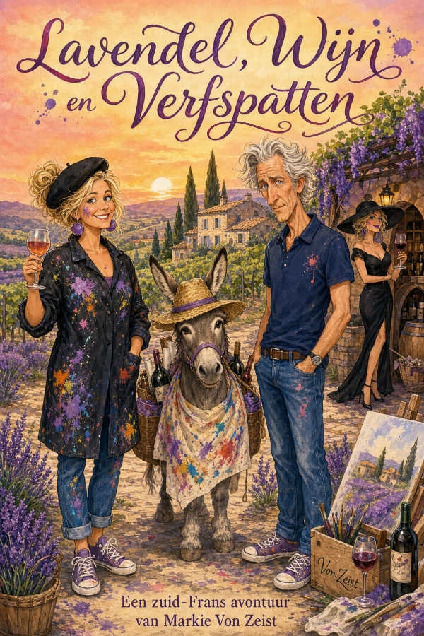 Lavendel Wijn en Verfspatten ePub e-book